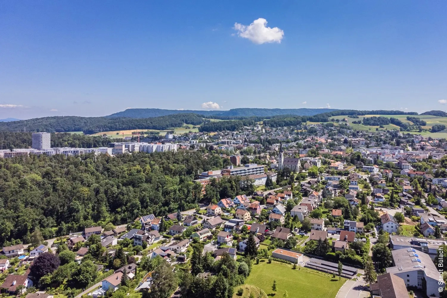 vitaone Bülach Vogelperspektive Umgebung vitaone Bülach Vogelperspektive Umgebung