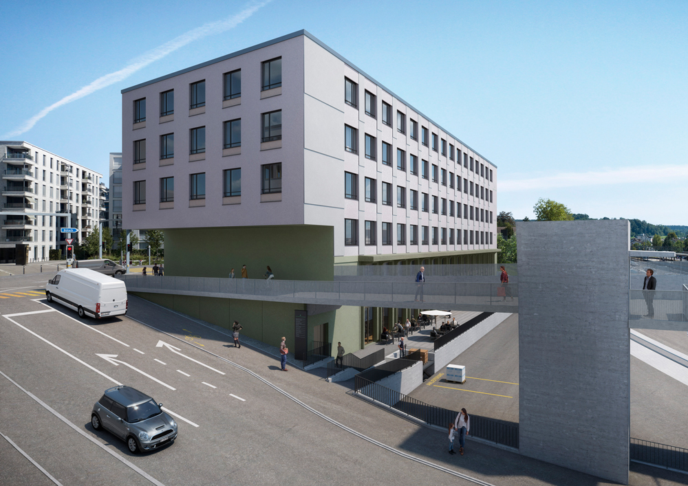 VitaOne Aussenansicht Passarelle VitaOne Aussenansicht Passarelle